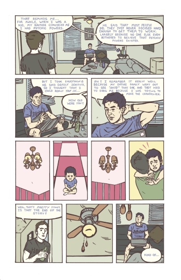 Casey Roonan, Comic page